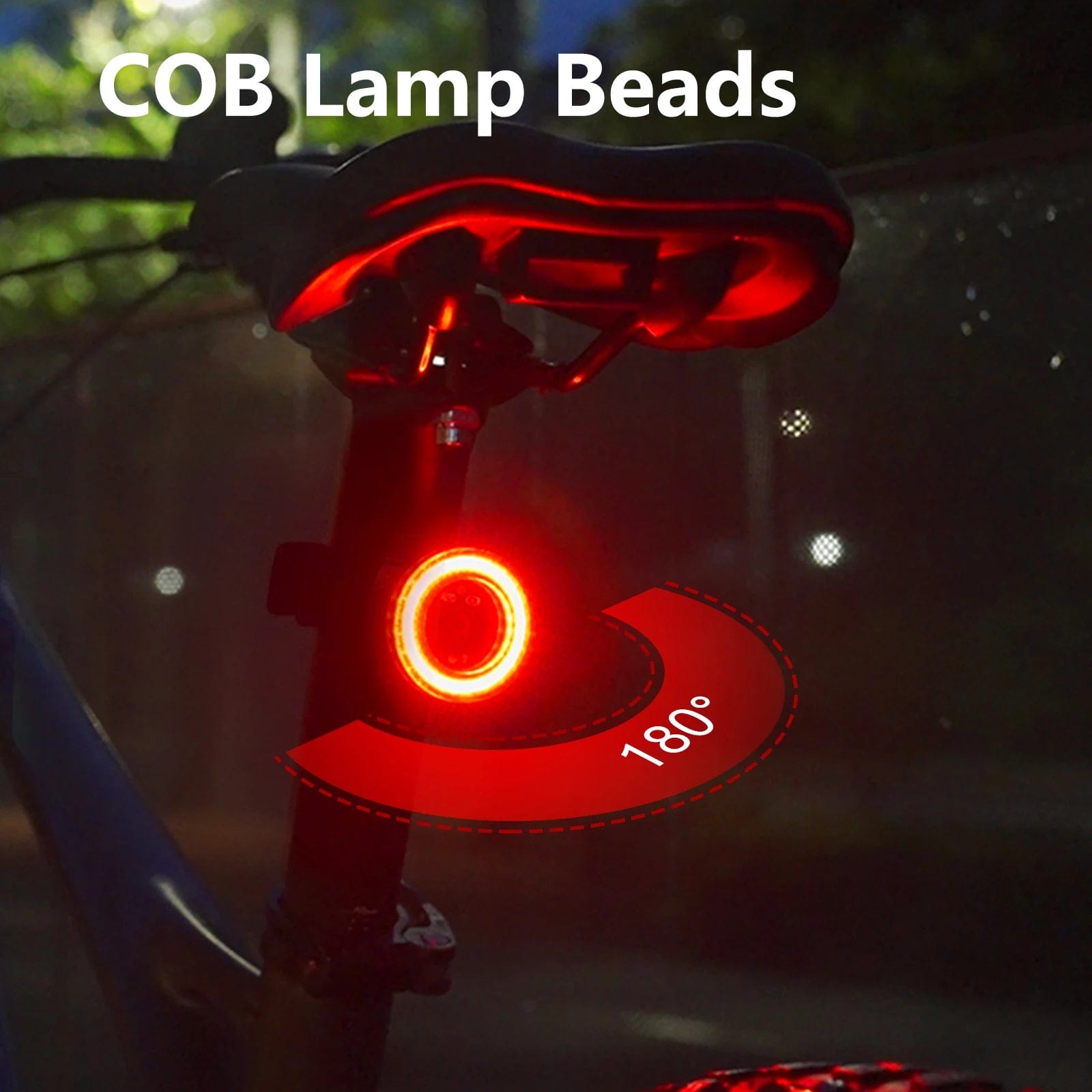 Feu arrière vélo Blaze Flash freinage LED