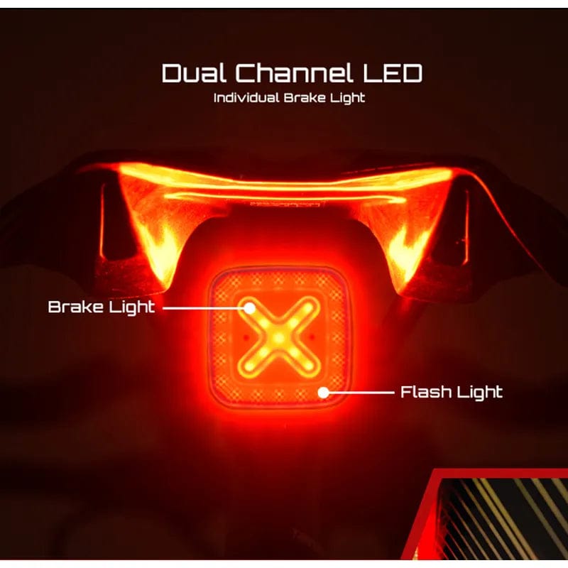 Lumière arrière vélo Cubelite III USB LED